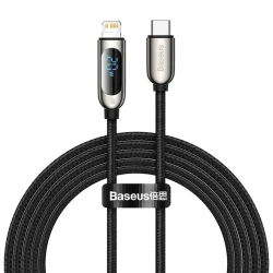 Кабель Baseus Display Fast Charging Data Cable Type-C to IP 20W 2m Black