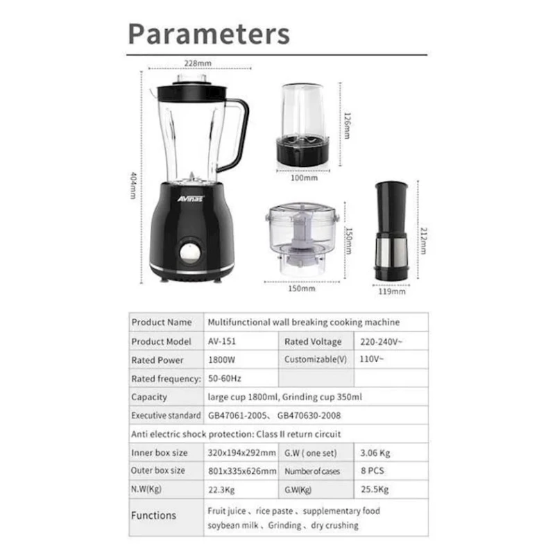 Blender Avinas AV-151 Blender Avinas AV-151