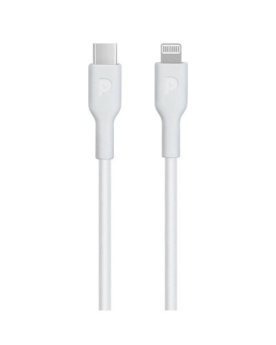 Кабель Powerology Type-C to Lightning Cable 60W PD White, 2 м - 6083749667196-white