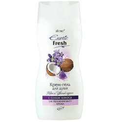 Крем-гель для душа Витэкс Exotic Fresh Кокос и Цветок годжи, 515 мл