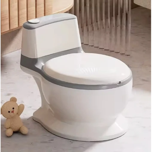 Горшок детский WS_6035, белый/серый Горшок детский WS_6035, белый/серый