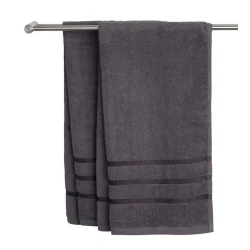 Полотенце для рук JYSK Ysby, 50x90 см, хлопок, темно-серый