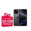 Smartfon Apple iPhone 16 Pro 512 GB Black Titanium (12 ay, aylıq 10 GB hədiyyə) Smartfon Apple iPhone 16 Pro 512 GB Black Titanium (12 ay, aylıq 10 GB hədiyyə)