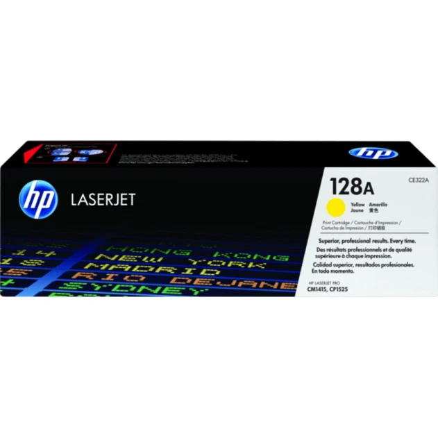 Тонер-картридж HP LaserJet CP1520 Pro Series Yellow (128A CE322A) Тонер-картридж HP LaserJet CP1520 Pro Series Yellow (128A CE322A)
