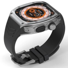 Qayış və çexol SW665 Apple Watch Band Ultra 49 mm üçün Black/Silver