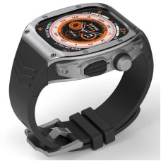Qayış və çexol SW665 Apple Watch Band Ultra 49 mm üçün Black/Silver