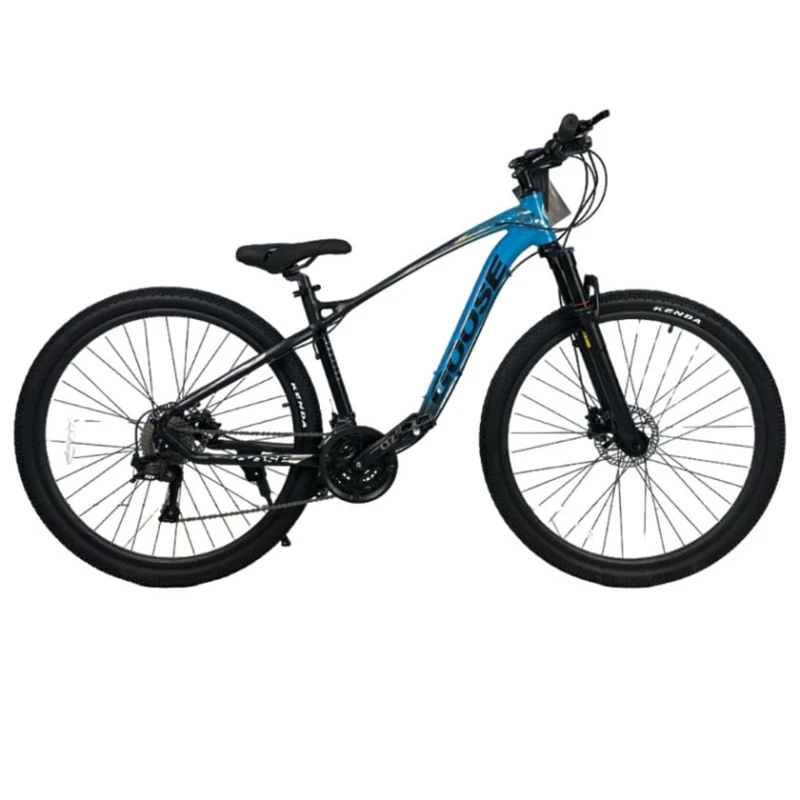Велосипед Goose-29-F8 Premium Pro, голубой/серый