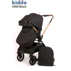 Детская коляска Kidilo D900, черная