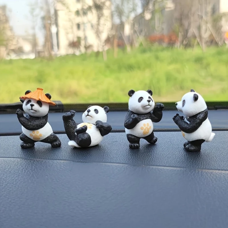Avtomobil dekoru panda 4lü dəst