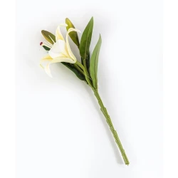 Искусственный цветок Hom-me 104293 Лилия, 45 см, желтый