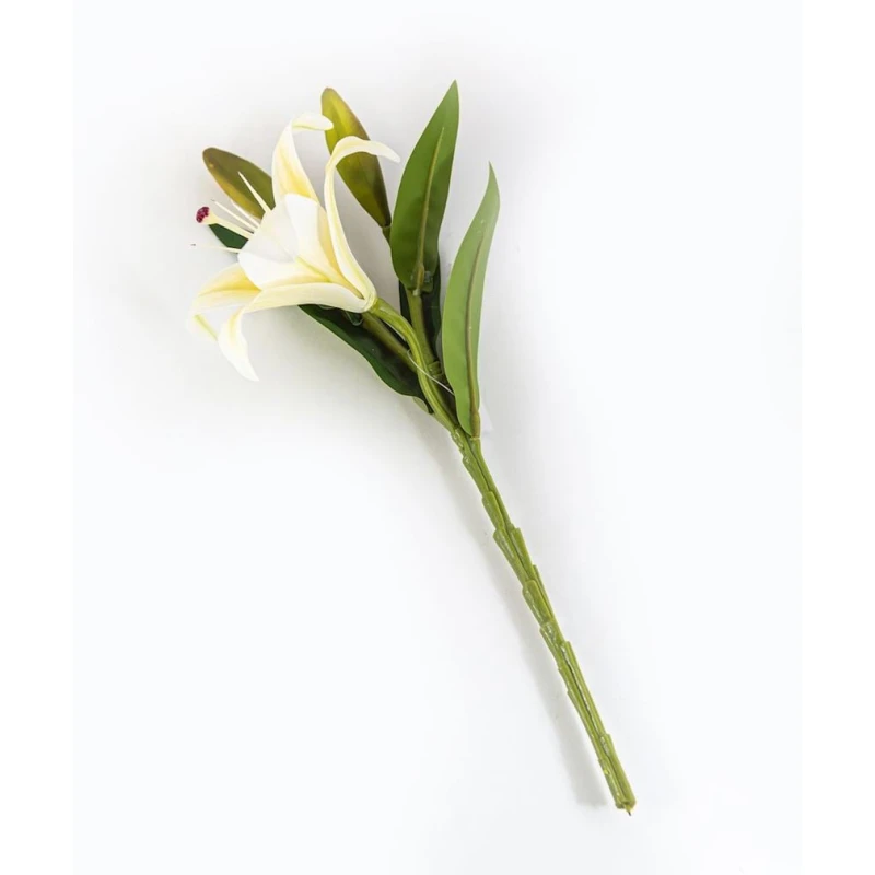Искусственный цветок Hom-me 104293 Лилия, 45 см, желтый
