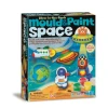 Набор 4M Mould & Paint Glow In The Dark Space, 5+, белый/разноцветный