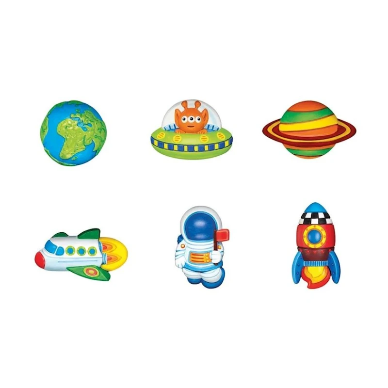 Набор 4M Mould & Paint Glow In The Dark Space, 5+, белый/разноцветный Набор 4M Mould & Paint Glow In The Dark Space, 5+, белый/разноцветный