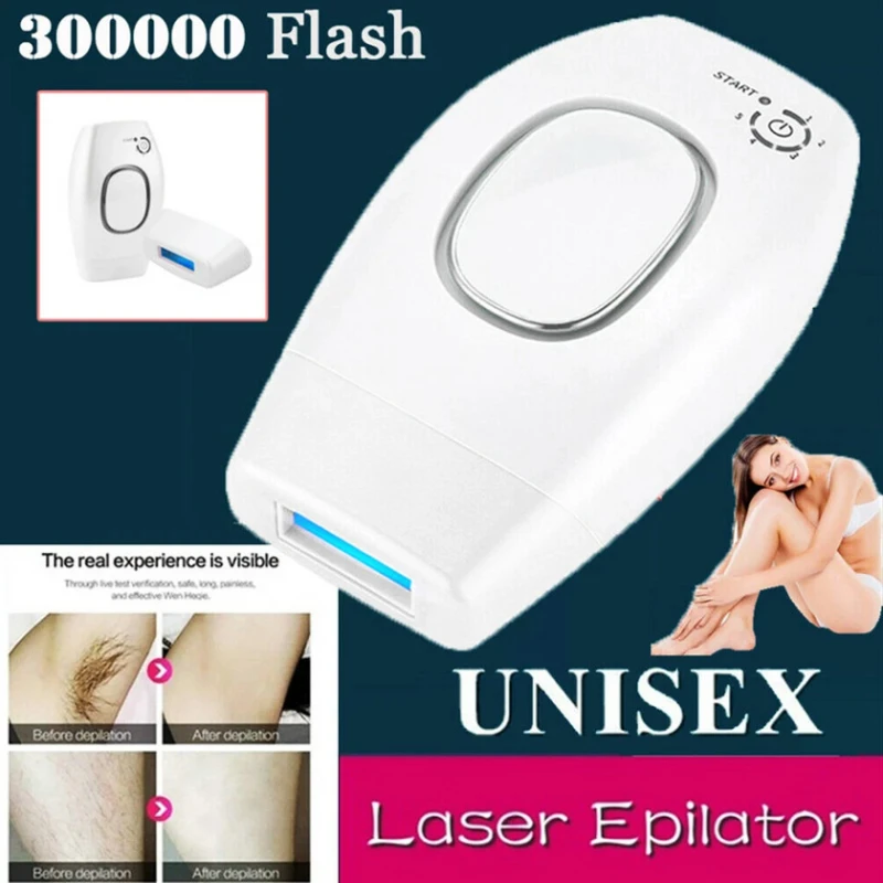 Лазерный эпилятор для лица и тела. 300 000 FLASHS