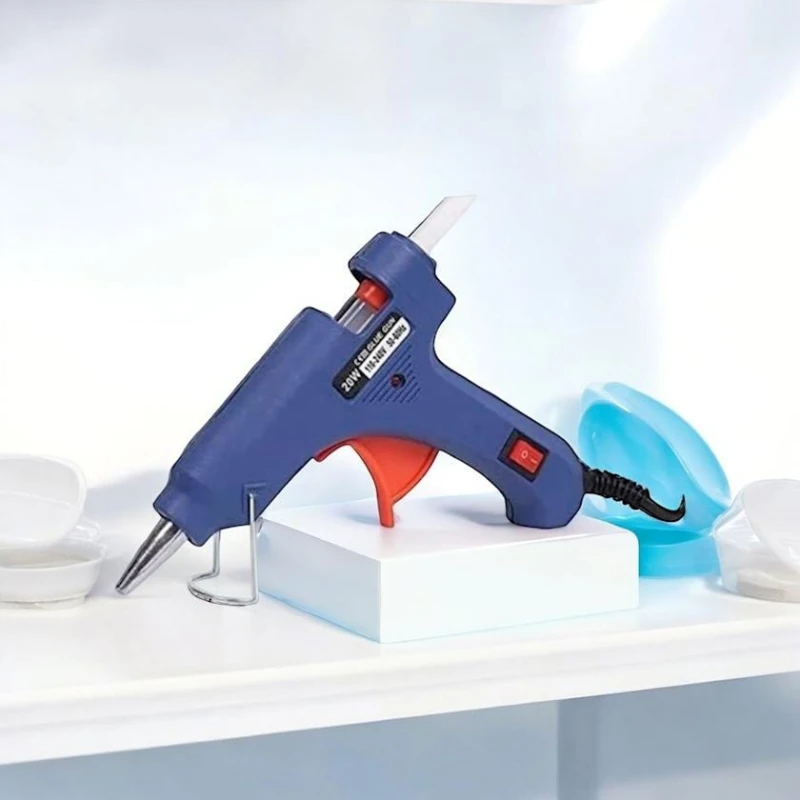 Клеевой пистолет BTC-123, синий, 7 мм