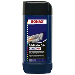 Полироль Sonax Polish + Wax Color синий, 250 мл