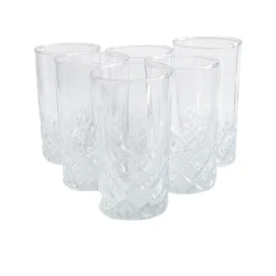 Набор стаканов Kaveh Calvin 5130, стекло, прозрачные, 350 мл, 6 шт Набор стаканов Kaveh Calvin 5130, стекло, прозрачные, 350 мл, 6 шт