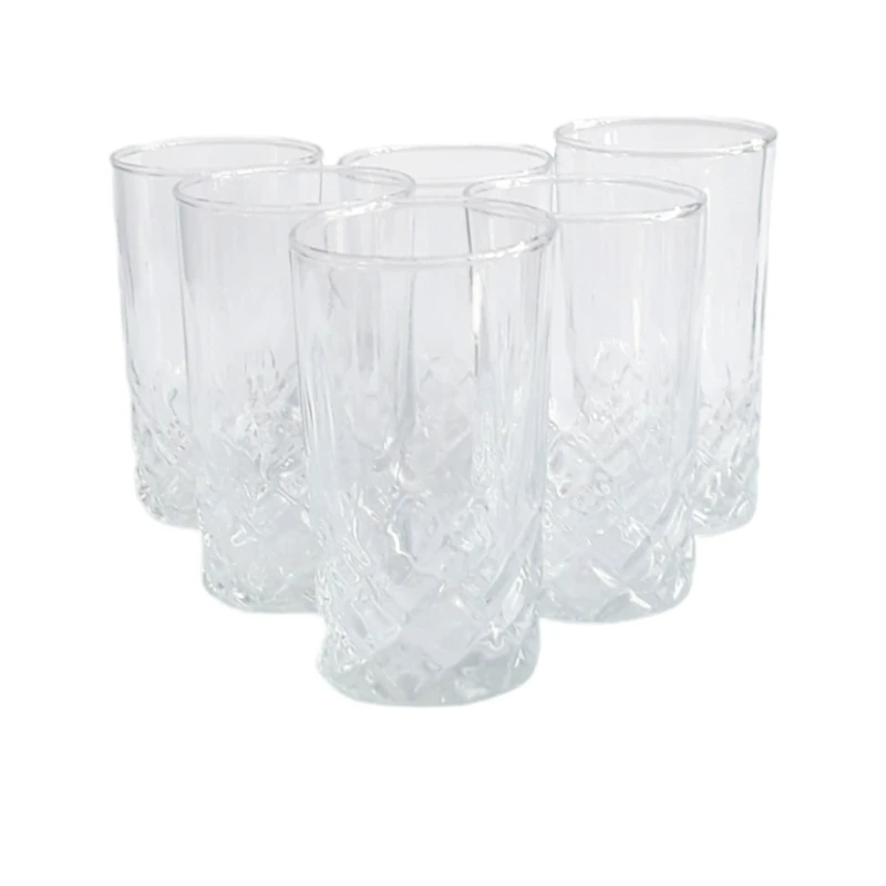 Набор стаканов Kaveh Calvin 5130, стекло, прозрачные, 350 мл, 6 шт Набор стаканов Kaveh Calvin 5130, стекло, прозрачные, 350 мл, 6 шт