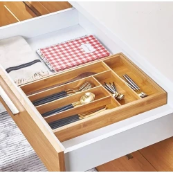 Органайзер MH688202, 36х36х5 см, бамбук, коричневый Органайзер MH688202, 36х36х5 см, бамбук, коричневый