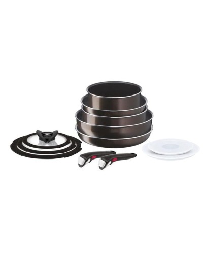 Tava dəsti Tefal Ingenio XL Force, titan, qara, 20/24/28 sm