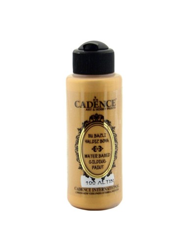 Akril boya-metallik Cadence Waterbased Gilding Paint 100 Gold 120 ml