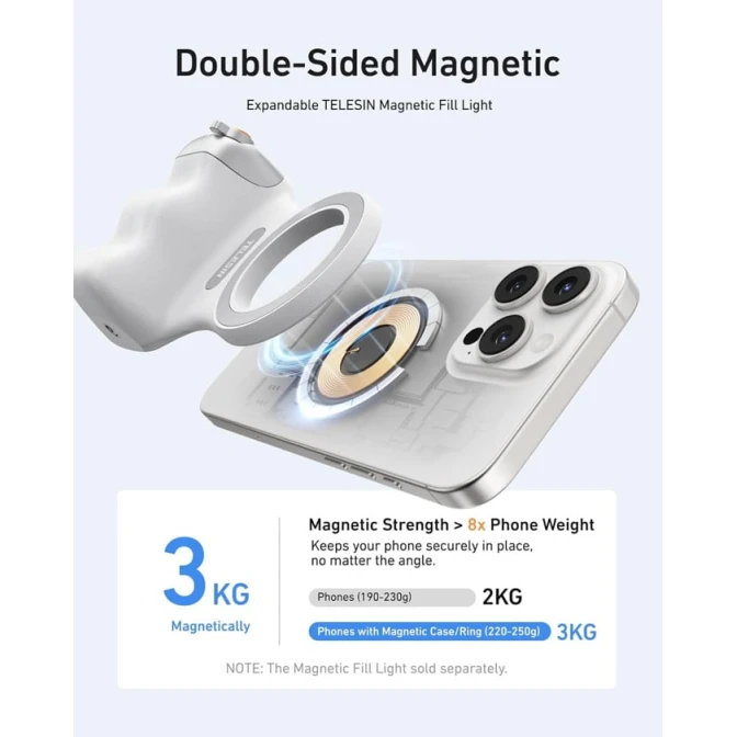 Магнитная рукоятка-затвор для камеры Telesin Fun Shot Магнитная рукоятка-затвор для камеры Telesin Fun Shot