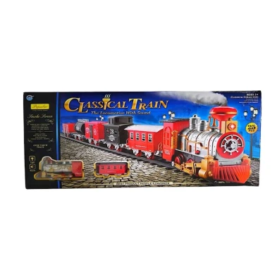Игровой набор Classical Train Q225588810-3, 3+ лет, пластик, qara/qırmızı, 74 см, 25 элементов Игровой набор Classical Train Q225588810-3, 3+ лет, пластик, qara/qırmızı, 74 см, 25 элементов