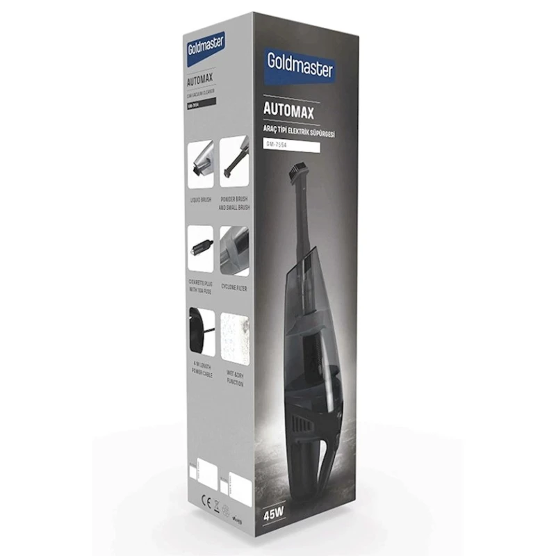 Автомобильный пылесос Goldmaster Automax GM-7554S Автомобильный пылесос Goldmaster Automax GM-7554S