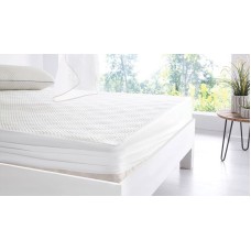 Qoruyucu döşək üzü Yataş Cool, 120x200 sm, polyester, ağ