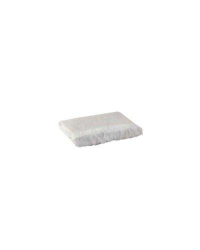 Qoruyucu döşək üzü Yataş Cool, 120x200 sm, polyester, ağ