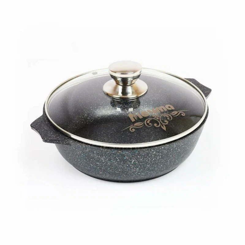 Жаровня Мечта Гранит Star 34803, 4 л, алюминий, с крышкой, две ручки, синий