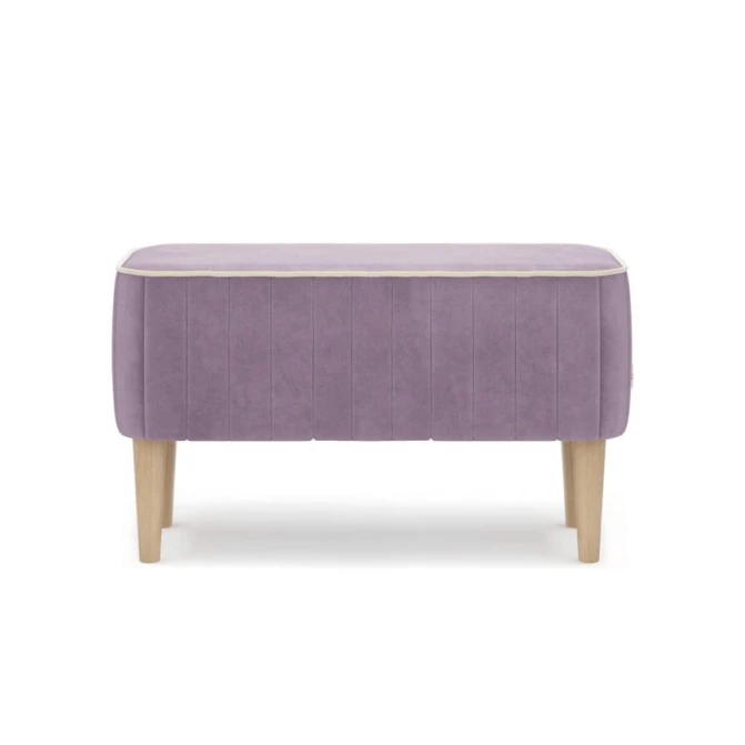 Пуфик 76, ткань, сиреневый, 40x35x35 см Пуфик 76, ткань, сиреневый, 40x35x35 см