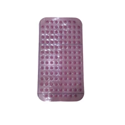 Коврик для ванной 0013, 40×60 см, фиолетовый Коврик для ванной 0013, 40×60 см, фиолетовый