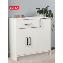 Тумба Letta ЛДСП, белая, 73х30х75 см Тумба Letta ЛДСП, белая, 73х30х75 см