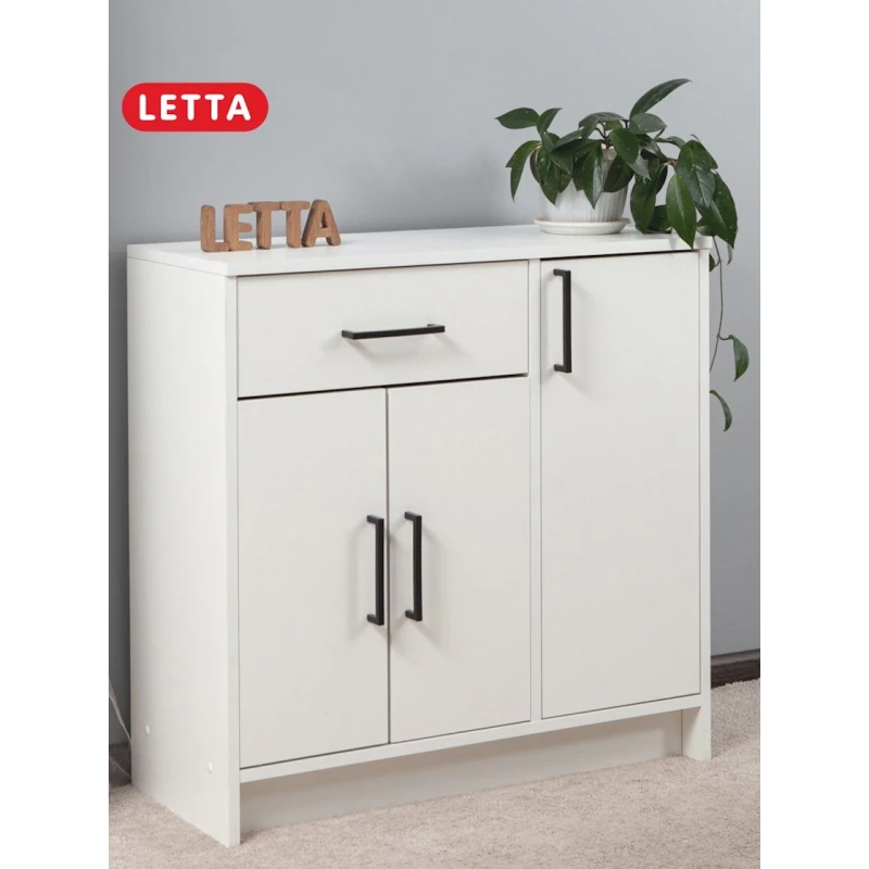 Тумба Letta ЛДСП, белая, 73х30х75 см Тумба Letta ЛДСП, белая, 73х30х75 см