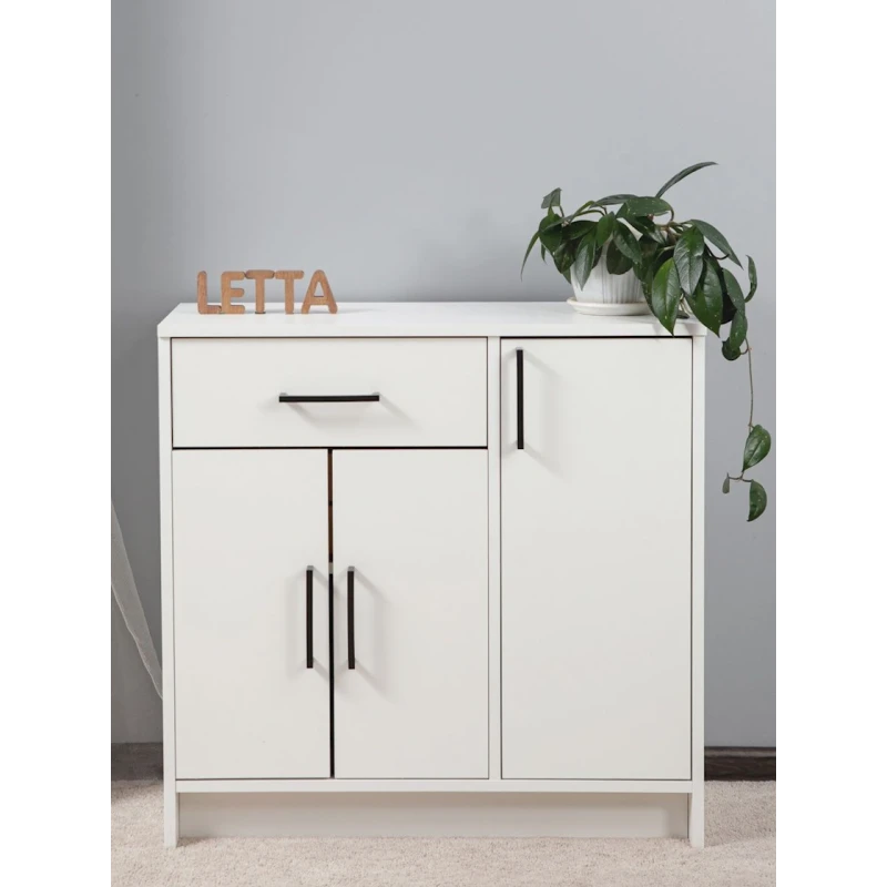 Тумба Letta ЛДСП, белая, 73х30х75 см Тумба Letta ЛДСП, белая, 73х30х75 см