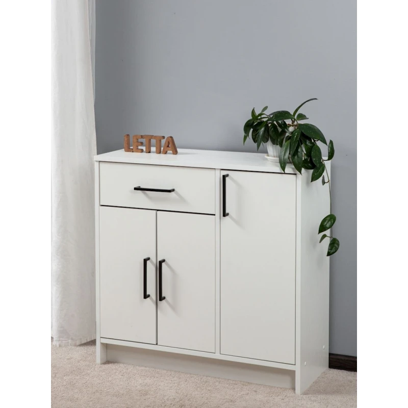 Тумба Letta ЛДСП, белая, 73х30х75 см Тумба Letta ЛДСП, белая, 73х30х75 см