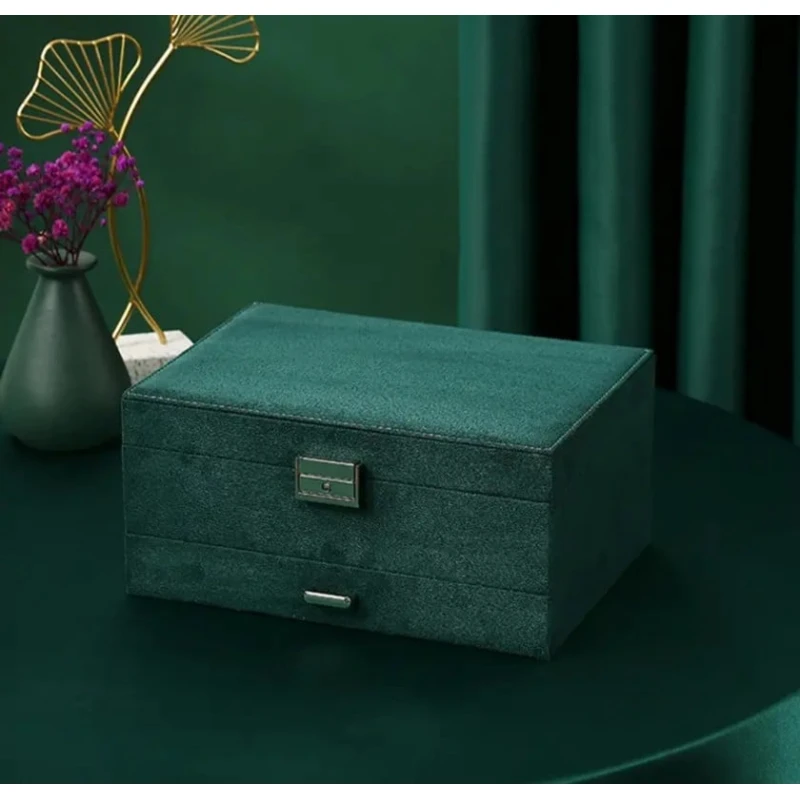 Органайзер с выдвижными ящиками 5946_0027, 24x17x11.5 см, зеленый