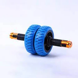 Ролик для пресса sm_0081, пластик/каучук, голубой