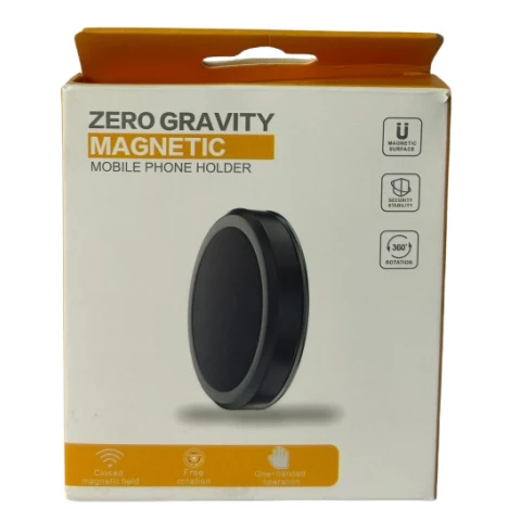 Автомобильный держатель Zero gravity черный