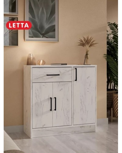 Komod 149900738WC, 73х30х75 sm, LDSP, ağ