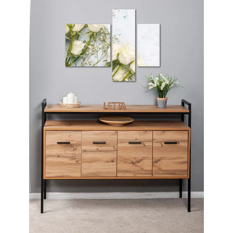 TV üçün tumba 90x39x124 sm, LDSP, qəhvəyi TV üçün tumba 90x39x124 sm, LDSP, qəhvəyi