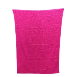 Полотенце для тела MiraNova CTS-059, 100×150 см, розовый