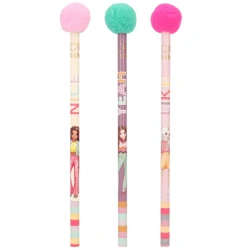 Карандаш Motto Topmodel Pencil With Pom Pon с топпером, 19 см, товар в ассортименте