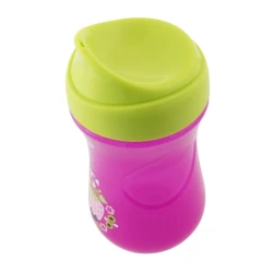 Поильник Chicco EasyCup Girl, розовый/зеленый, 266 мл