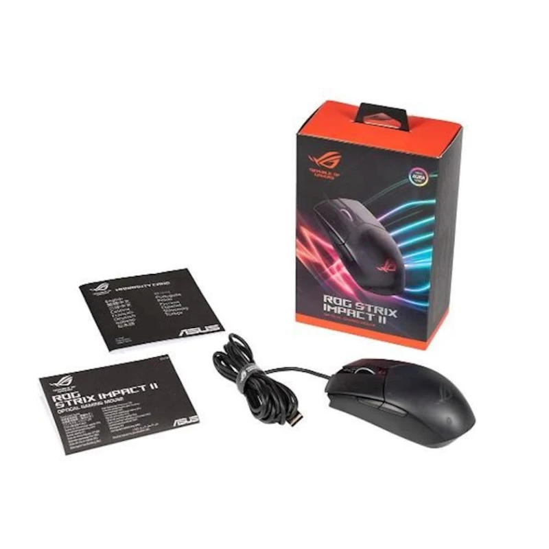 Мышь Asus ROG Strix Impact II Black (90MP01E0-B0UA00)