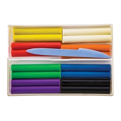 Пластилин восковой мягкий Луч Фантазия, 8 шт, разноцветный, 166x114x18 мм, 160 г, со стеком, картонная коробка, 3+ лет Пластилин восковой мягкий Луч Фантазия, 8 шт, разноцветный, 166x114x18 мм, 160 г, со стеком, картонная коробка, 3+ лет