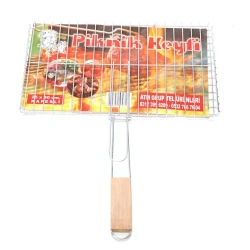 Решетка на мангал TM.29743, 37x25 см, серебристый Решетка на мангал TM.29743, 37x25 см, серебристый