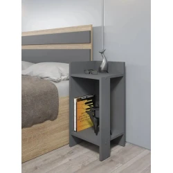 Тумба Art Mebel Art_tumba_22, ламинат, антрацит, 60x27x27 см Тумба Art Mebel Art_tumba_22, ламинат, антрацит, 60x27x27 см