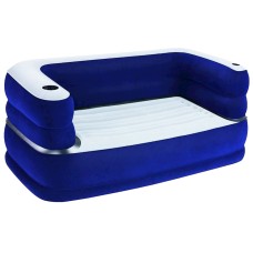 Şişmə divan Bestway 75058, göy/ağ, 169x89x64 sm